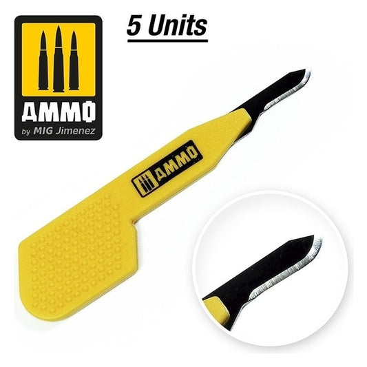 Ammo by MIG - Tools - Precision Blade Curved – 5 Pcs.