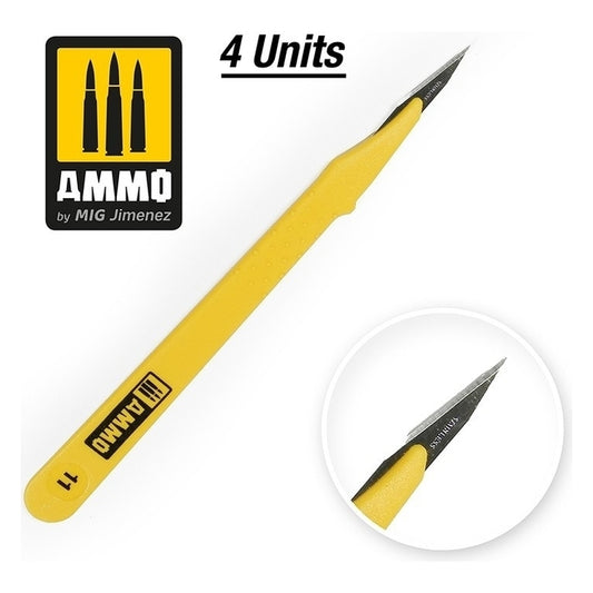 Ammo by MIG - Tools - Standard Blade Straight – 4 Pcs.
