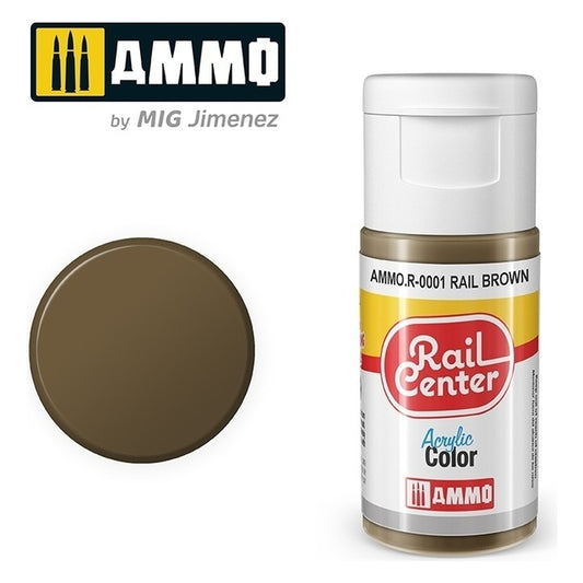 Ammo by MIG - Rail Center - Rail Brown  20ml