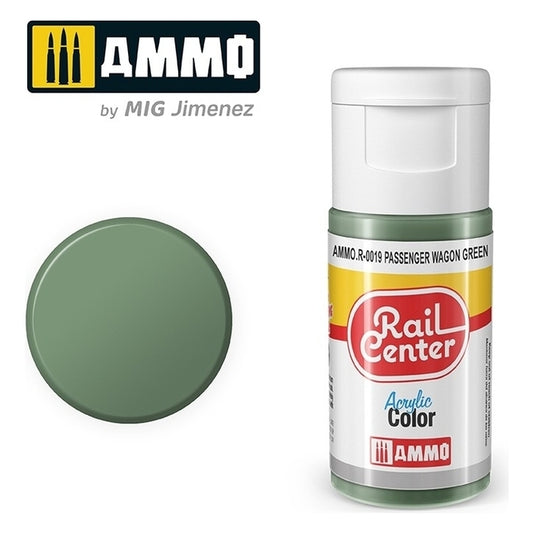 Ammo by MIG - Rail Center - Passenger Wagon Green 20ml