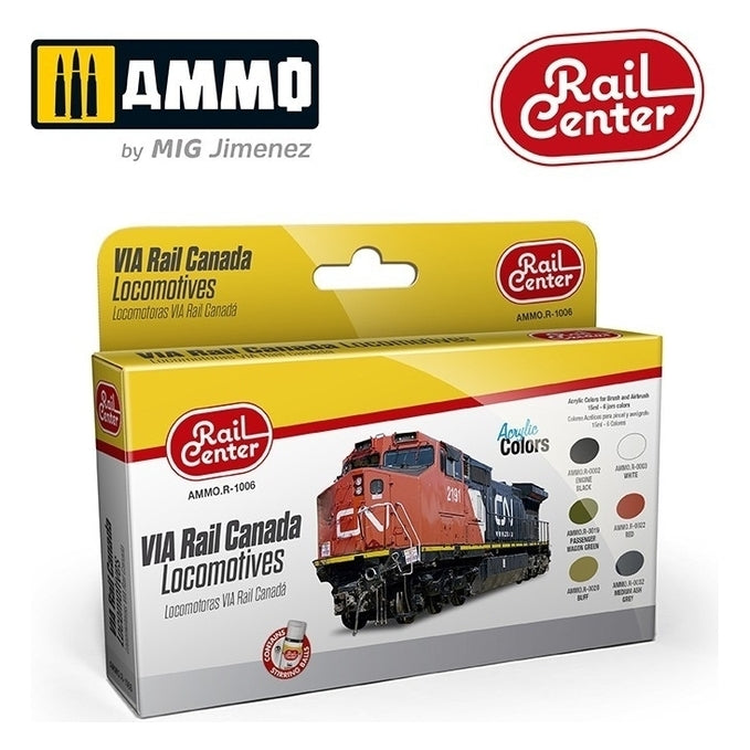 Ammo by MIG - Sets - Via Rail Canada Locomotives Set