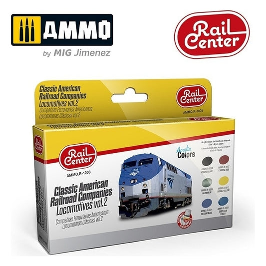 Ammo by MIG - Sets - Classic American Railroad Companies – Locomotives Vol.2 Set