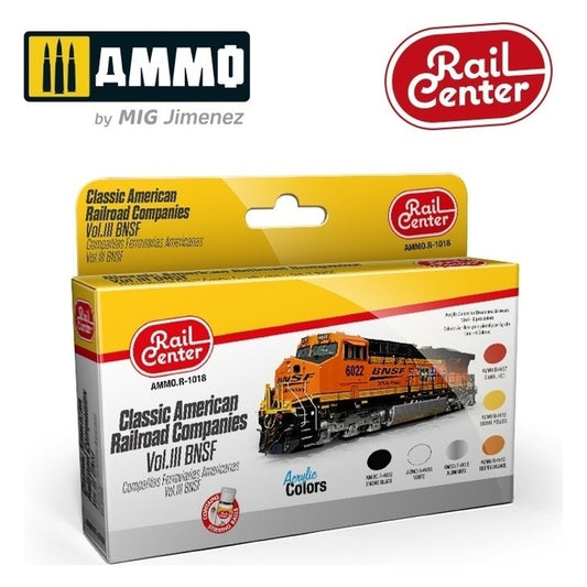Ammo by MIG - Sets - Classic American Railroad Companies. Vol.Iii Bnsf Set