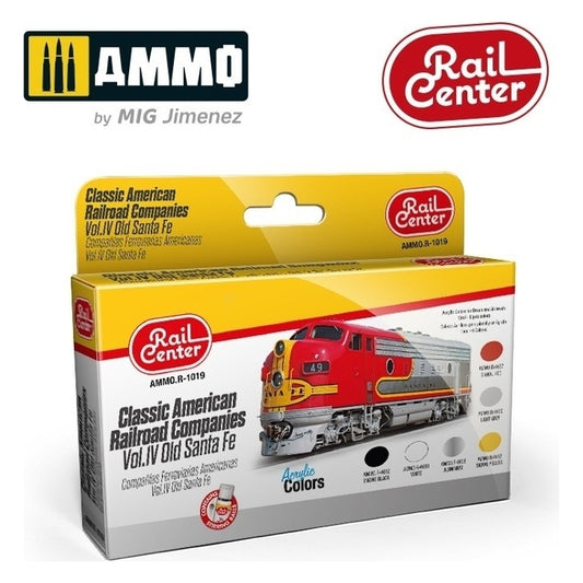 Ammo by MIG - Sets - Classic American Railroad Companies. Vol.Iv Old Santa Fe Set