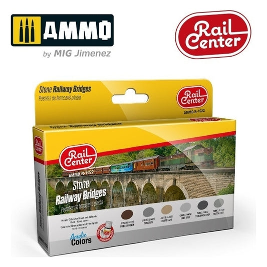 Ammo by MIG - Rail Center - Stone Railway Bridges Set
