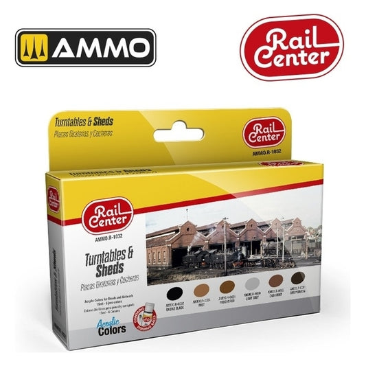 Ammo by MIG - Rail Center - Turntables & Sheds Set