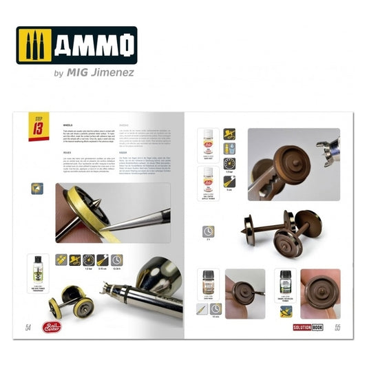 Ammo by MIG - Rail Center - Solution Box - 01 – German Trains. All Weathering Products