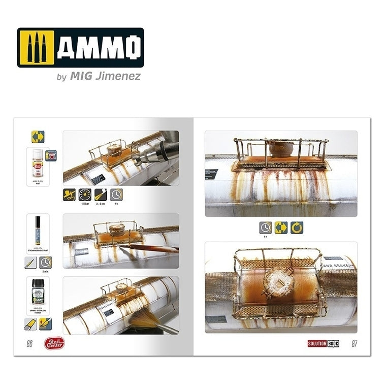 Ammo by MIG - Rail Center - Book - 02 – How To Weather American Trains
