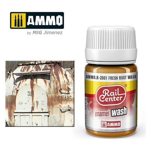 Ammo by MIG - Rail Center - Fresh Rust Wash 35ml