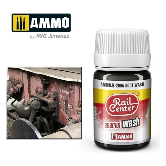 Ammo by MIG - Rail Center - Soot Wash 35ml
