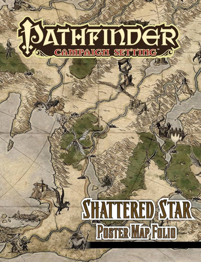 Pathfinder: The Shattered Star Poster Map Folio
