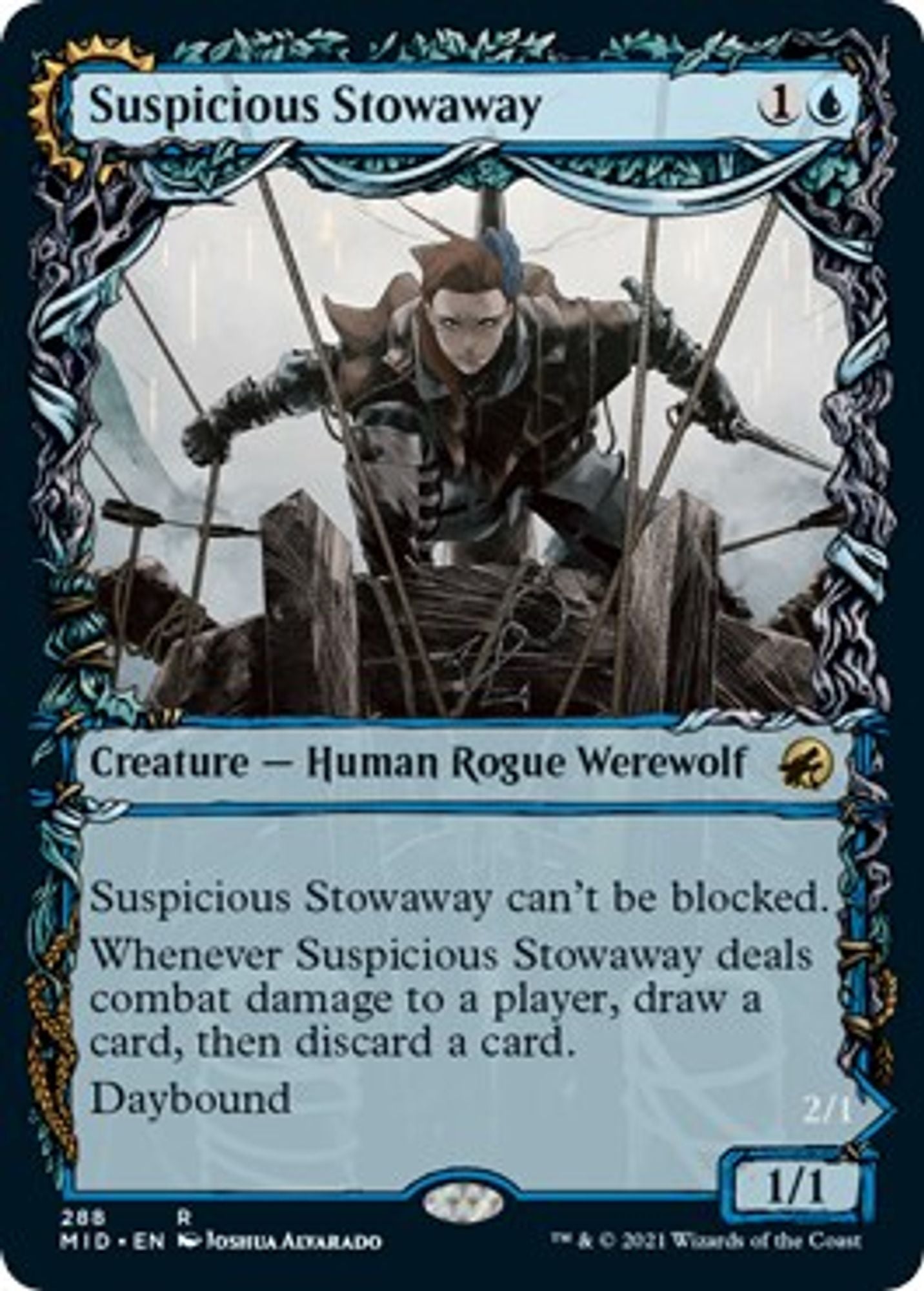 Suspicious Stowaway (Showcase) - Innistrad: Midnight Hunt