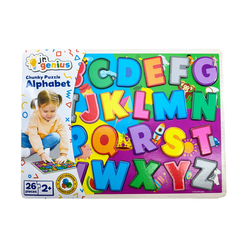 Jr.Genius Chunky Puzzle - Alphabet 26pce