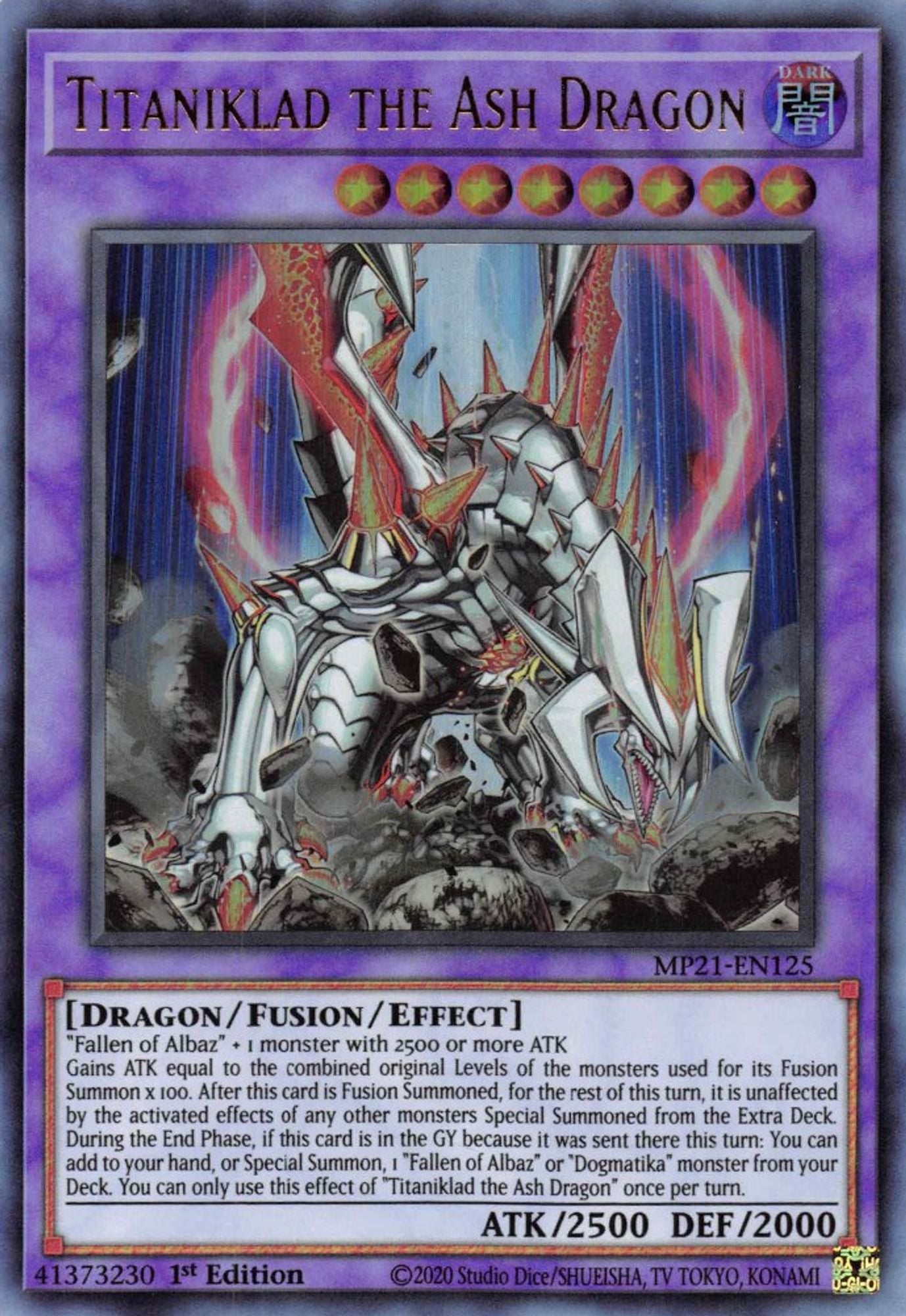 Titaniklad the Ash Dragon