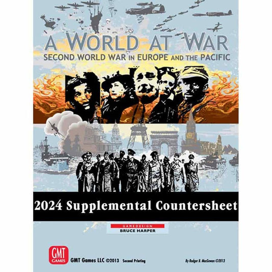 GMT Games - A World at War new 4th Print Ctr sheet