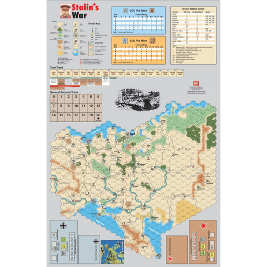 GMT Games - Stalin's War Mounted Map