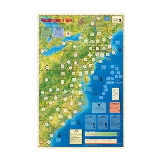 GMT Games - Washington's War Mounted Map