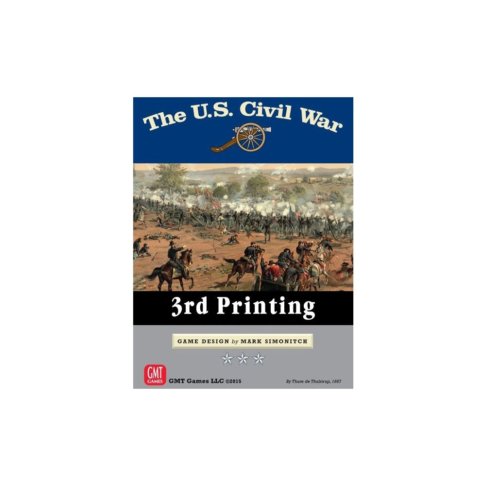 GMT Games - US Civil War map set Mounted Map