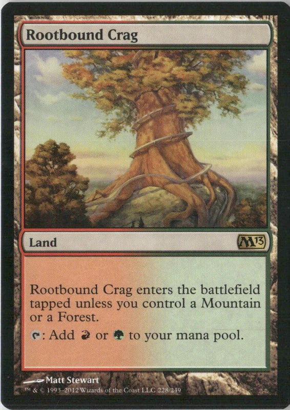 Scan Image | Rootbound Crag - Magic 2013 (M13) | [6DD0BA53]