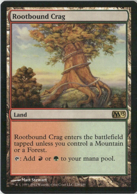 Scan Image | Rootbound Crag - Magic 2013 (M13) | [6DD0BA53]