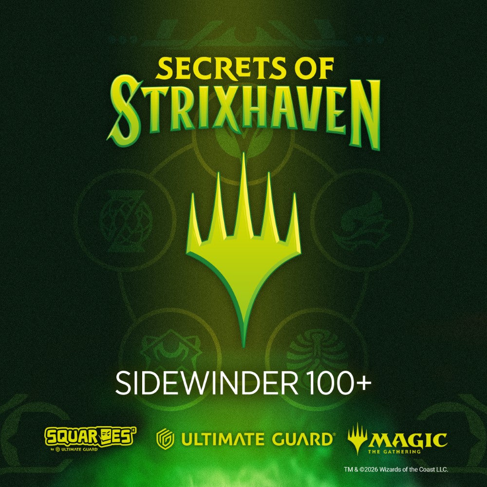 Ultimate Guard: Deck Box – XenoSkin Sidewinder 100+ – MTG: Secrets of Strixhaven – White Mythic 1