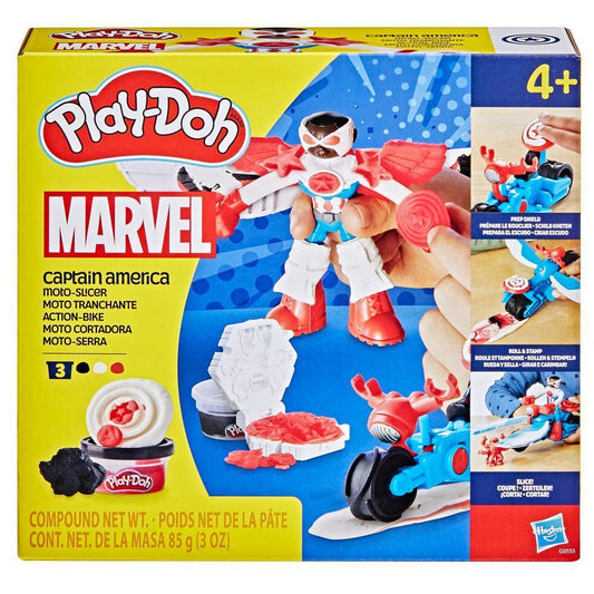 Playdoh - Captain America Moto-Slicer