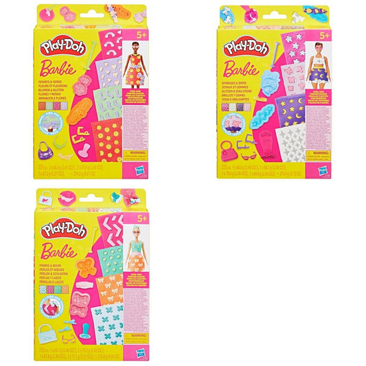 Playdoh - Barbie Designer Patterns Packs Assortment (6)