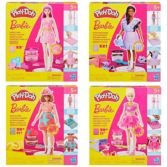 Playdoh - Barbie Designer Dolls Assortment (6)