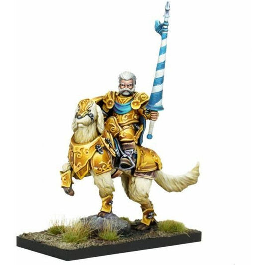 Kings of War - Halfling Muster Captain on Aralez