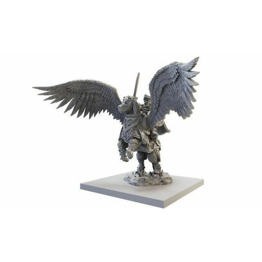 Kings of War - Halfling Muster Captain on Winged Aralez