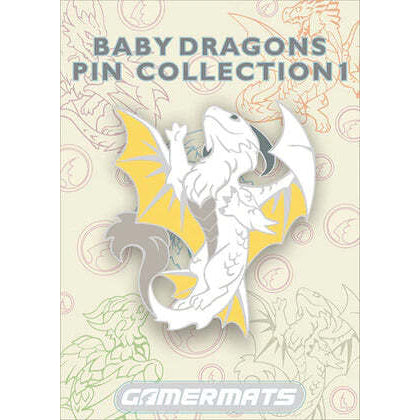 GamerMats: Baby White Dragon from Baby Dragons Pin Set 1