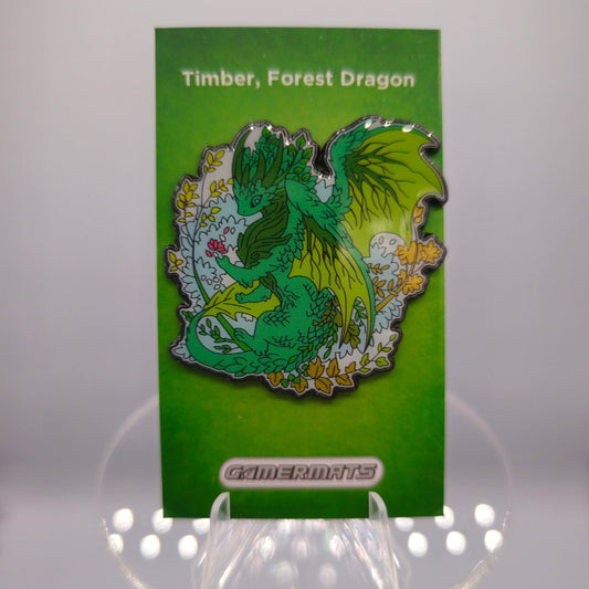 GamerMats: Timber - Forest Dragon Pin
