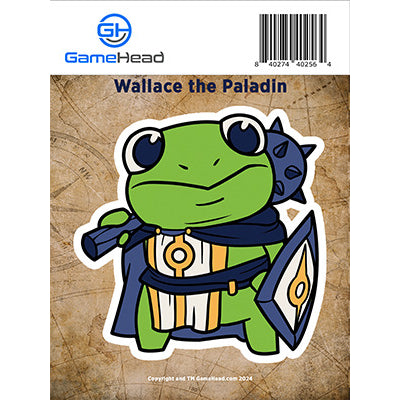 GamerMats: Wallace the Paladin - Sticker