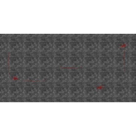 GamerMats: Bloody Dungeon Floor - XL Wargame Mat - 36" x 72