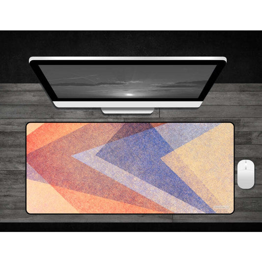 GamerMats: Pastel Woven Shapes - Deskmat