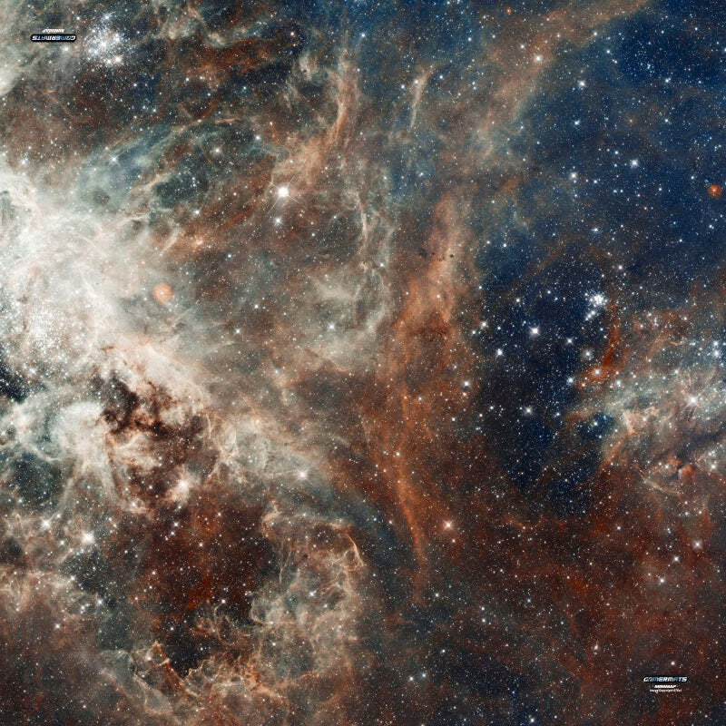 GamerMats: Nebulus - Wargame Mat - 48" x 48