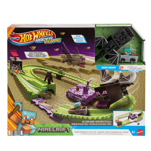 Hot Wheels - Licensed - Hwrv Minecraft Trackset - Customized Wmt