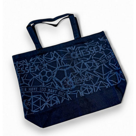 CHX 85108 Large Flat Bottom Black Tote Bag