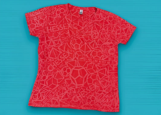 CHX 86044 Ladies Fit Chessex T-Shirt - Red - L