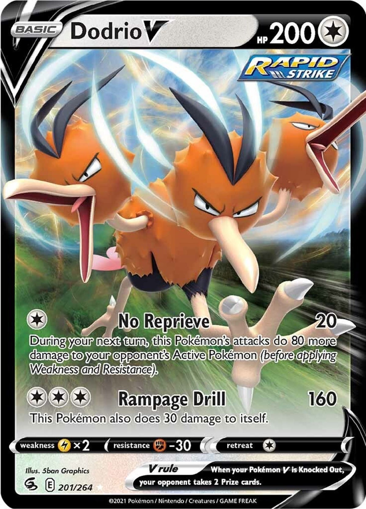 Dodrio V - SWSH08: Fusion Strike