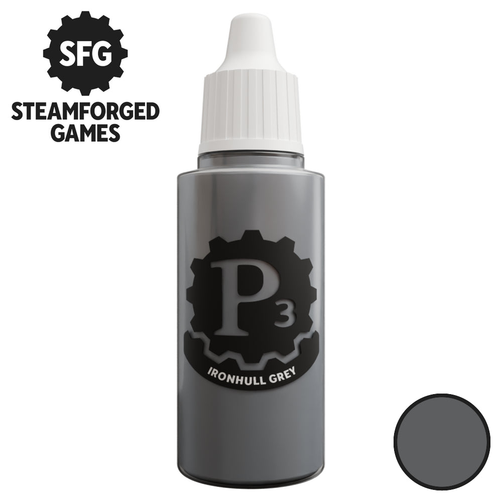 P3 Paints - Ironhull Grey - 18ml