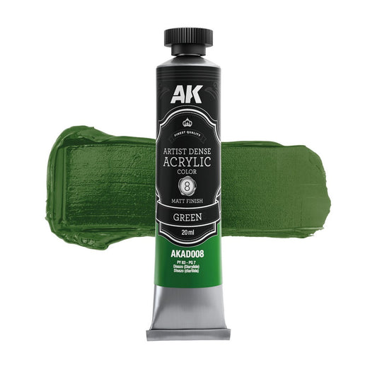 AK Interactive - Dense Acrylics - Green 20ml
