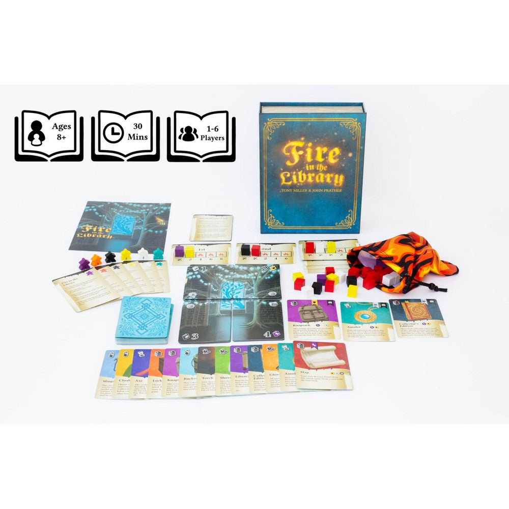 Fire in the Library Card Game
