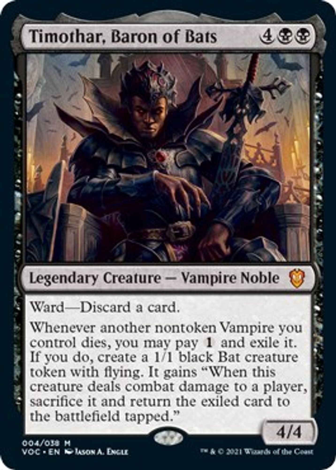 Timothar, Baron of Bats - Commander: Innistrad: Crimson Vow