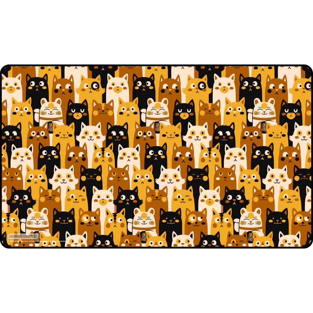 GamerMats: Cat Pattern by Tobe Fosneca - Playmat