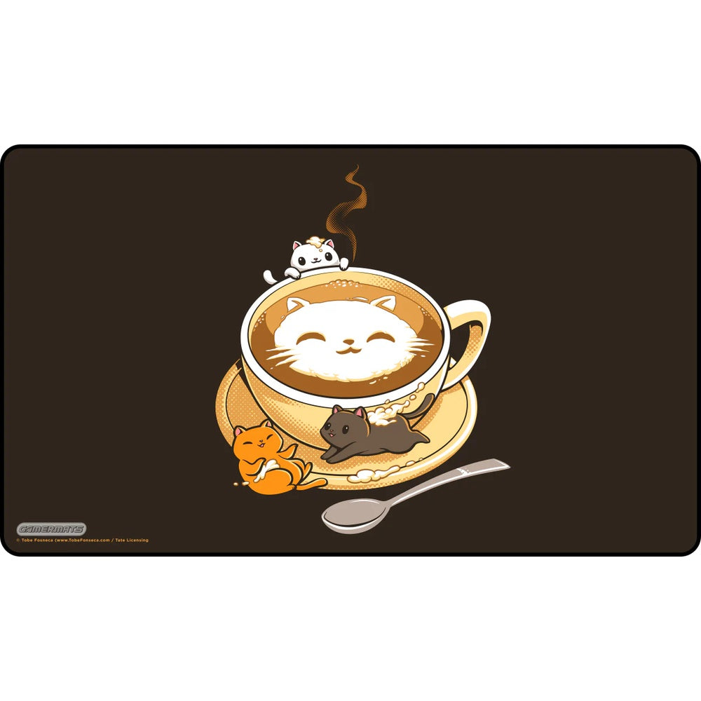 GamerMats: Latte Cat by Tobe Fosneca - Playmat
