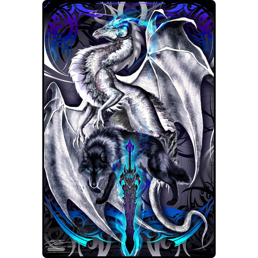 GamerMats: Omegablade by Ruth Thomson - XL Deskmat