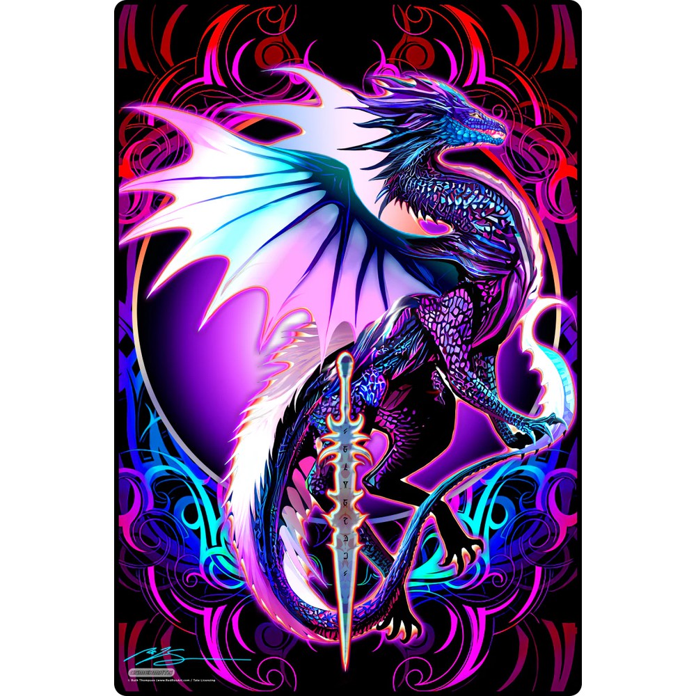 GamerMats: Ebonblade by Ruth Thomson - XL Deskmat