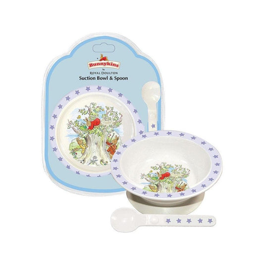 Bunnykins: Suction Bowl with Spoon - Blue