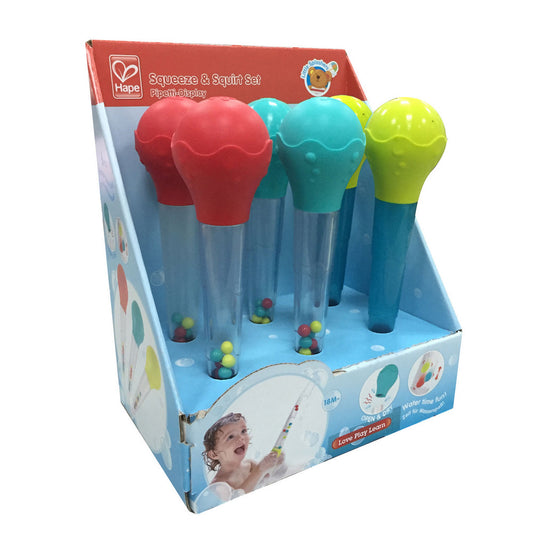 Hape - Bath Toys: Squeeze & Squirt (6pc SRT)